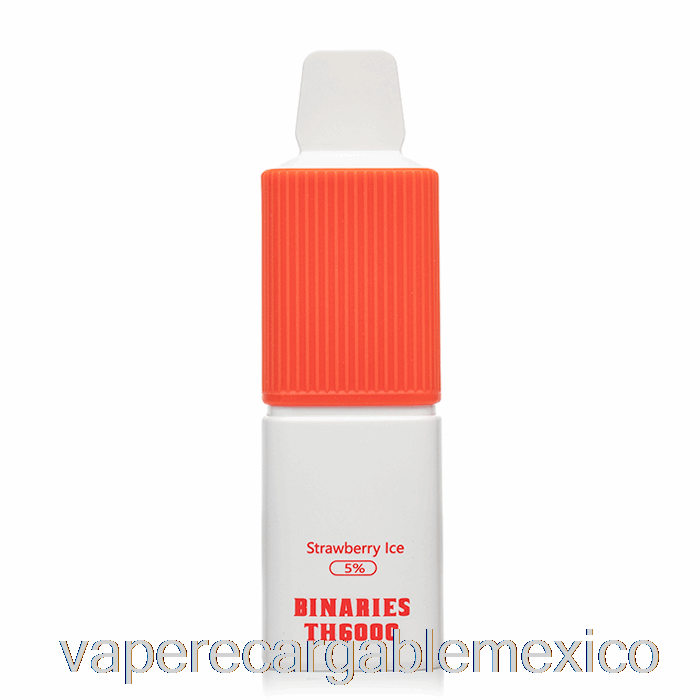 Vape Recargable Horizonte Binarios Th6000 Desechable Fresa Hielo